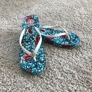 Tory Burch heel flip flops